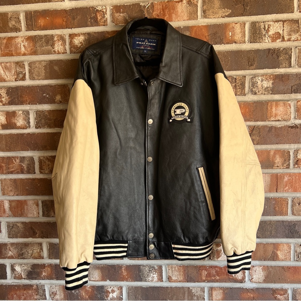Vintage Phat Farm Leather Jacket